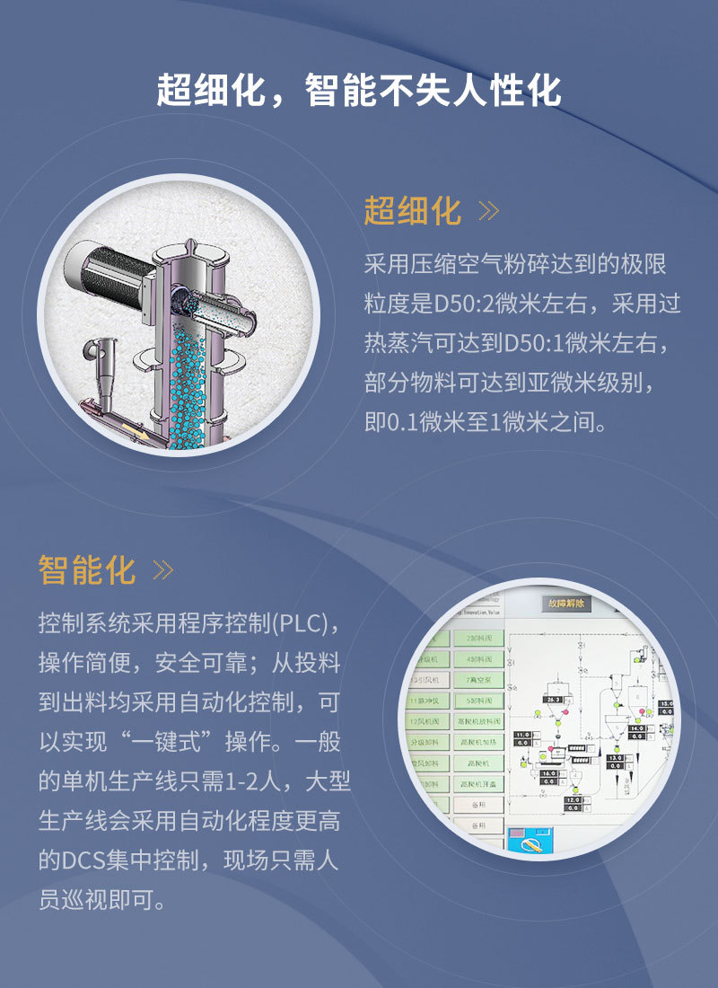 單晶三元材料超微粉碎機特點